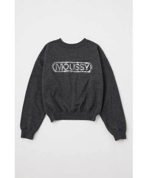 MOUSSY(マウジー)の「MOUSSY METALLIC LOGO プルオーバー(スウェット・レディース・ブラック/ホワイト/ブルー・FREE)」の10枚目の写真