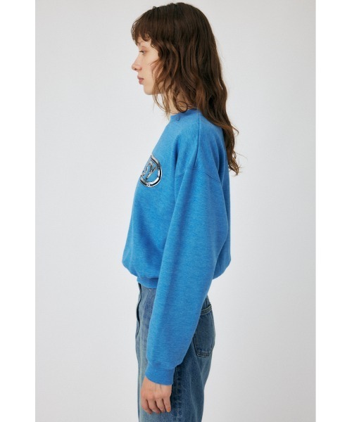 MOUSSY(マウジー)の「MOUSSY METALLIC LOGO プルオーバー(スウェット・レディース・ブラック/ホワイト/ブルー・FREE)」の16枚目の写真