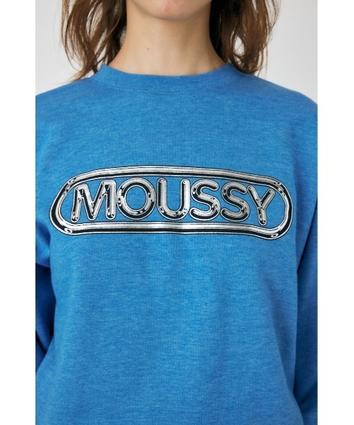 MOUSSY(マウジー)の「MOUSSY METALLIC LOGO プルオーバー(スウェット・レディース・ブラック/ホワイト/ブルー・FREE)」の19枚目の写真