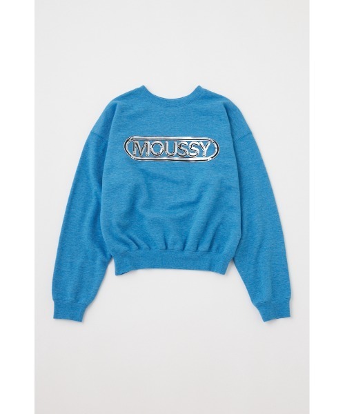 MOUSSY(マウジー)の「MOUSSY METALLIC LOGO プルオーバー(スウェット・レディース・ブラック/ホワイト/ブルー・FREE)」の22枚目の写真