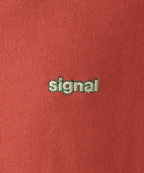 SIGNAL SPORTS(シグナルスポーツ)の「【SIGNAL SPORTS】ワンポイント刺繍/ステッチカラー裏毛スウェット(スウェット・メンズ・ブラック/パープル/イエロー/オレンジ・MEDIUM/LARGE)」の16枚目の写真