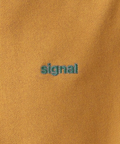SIGNAL SPORTS(シグナルスポーツ)の「【SIGNAL SPORTS】ワンポイント刺繍/ステッチカラー裏毛スウェット(スウェット・メンズ・ブラック/パープル/イエロー/オレンジ・MEDIUM/LARGE)」の17枚目の写真