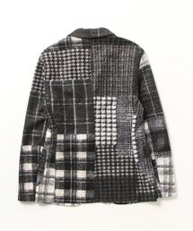 BOB ボブチェック柄 テーラードジャケット 50 極美品】BOB ボブ ジャケット 紺 チェック 正規品 メンズ 50