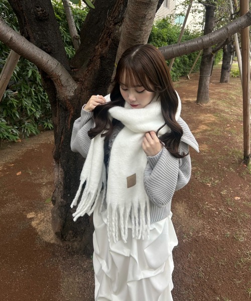 ボリュームカラーマフラー（マフラー）｜mellowneon（メロウネオン）の