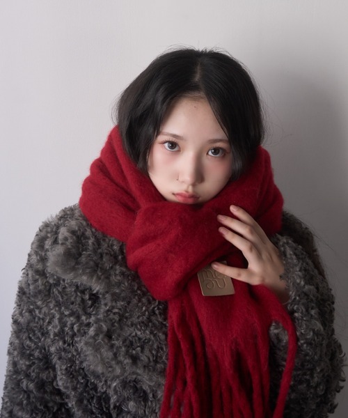 ボリュームカラーマフラー（マフラー）｜mellowneon（メロウネオン）の