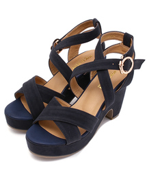 one after another NICE CLAUP | 【ナイスクラップ】スウェードクロスサンダル(サンダル)