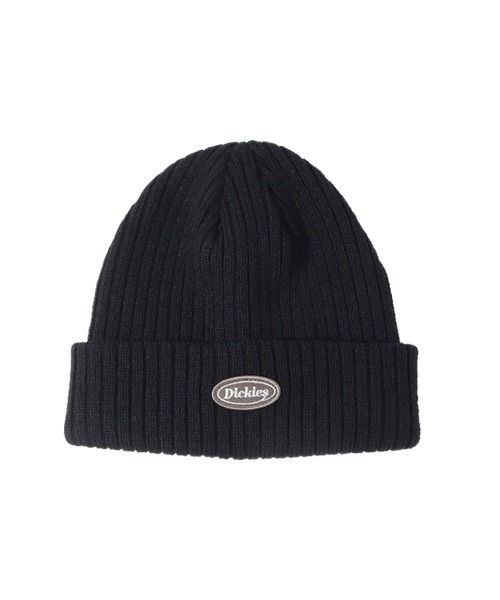 Dickies（ディッキーズ）の「【Dickies】 CALIF LOGO WAPPEN KNIT CAP（ニットキャップ/ビーニー・メンズ・オフホワイト/グレー/オレンジ/ブラック/インディゴブルー・F）」の2枚目の写真