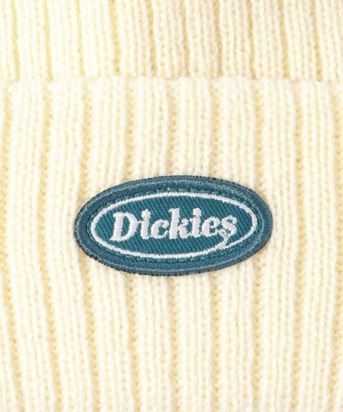Dickies（ディッキーズ）の「【Dickies】 CALIF LOGO WAPPEN KNIT CAP（ニットキャップ/ビーニー・メンズ・オフホワイト/グレー/オレンジ/ブラック/インディゴブルー・F）」の6枚目の写真