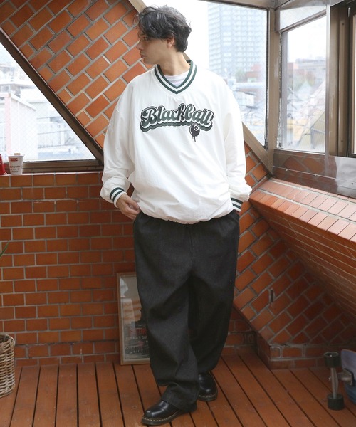 8(eight)(エイト)の「ナイロンV/Nプルオーバー(ナイロンジャケット・メンズ・ブラック/グリーン系その他/オフホワイト・MEDIUM/LARGE/X-LARGE)」の11枚目の写真