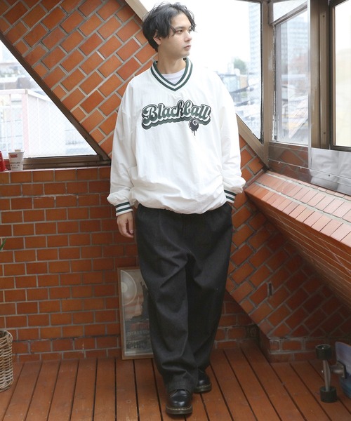 8(eight)(エイト)の「ナイロンV/Nプルオーバー(ナイロンジャケット・メンズ・ブラック/グリーン系その他/オフホワイト・MEDIUM/LARGE/X-LARGE)」の12枚目の写真