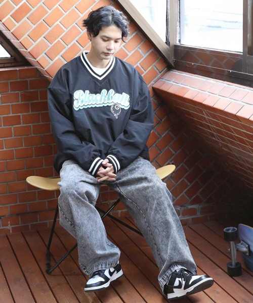 8(eight)(エイト)の「ナイロンV/Nプルオーバー(ナイロンジャケット・メンズ・ブラック/グリーン系その他/オフホワイト・MEDIUM/LARGE/X-LARGE)」の15枚目の写真