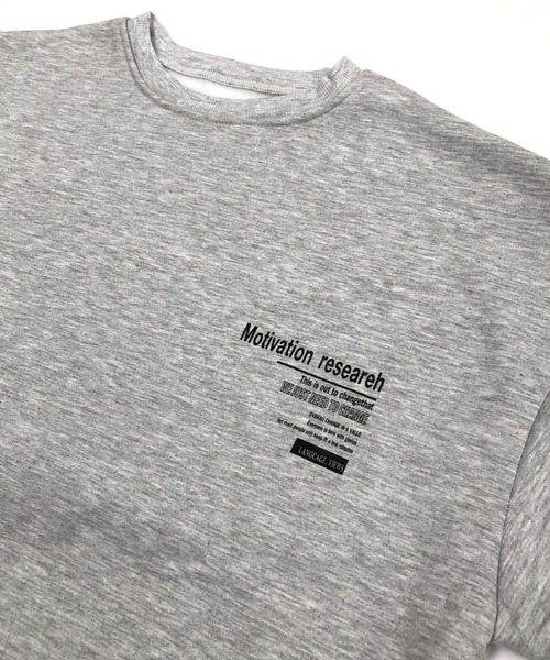 SHEENA(シーナ)の「Motivationロゴオーバーサイズトレーナー(スウェット・レディース・ブラック/チャコールグレー/ライトグレー/グレー・M)」の10枚目の写真
