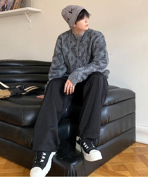 neos(ネオス)の「【neos -addictive design-】ルーズシルエット 球心 ネイティブ 総柄 クルーネック プルオーバー ニット セーター(ニット/セーター・メンズ・ブラウン/ホワイト/グレー/ブラック・X-LARGE/LARGE/MEDIUM)」の18枚目の写真