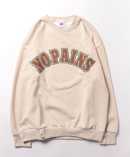 aimoha（アイモハ）の「aimoha outdoor　ワッペン刺繍  クールネックプルオーバー　スウエット（スウェット・レディース・ベージュ/ブラック/チョコ・LARGE/MEDIUM/X-LARGE）」の16枚目の写真