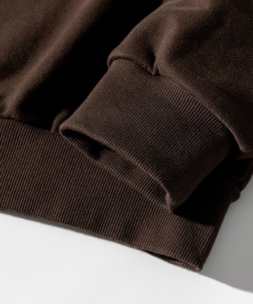 aimoha（アイモハ）の「aimoha outdoor　ワッペン刺繍  クールネックプルオーバー　スウエット（スウェット・レディース・ベージュ/ブラック/チョコ・LARGE/MEDIUM/X-LARGE）」の11枚目の写真