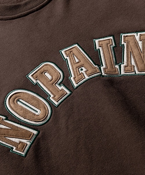 aimoha（アイモハ）の「aimoha outdoor　ワッペン刺繍  クールネックプルオーバー　スウエット（スウェット・レディース・ベージュ/ブラック/チョコ・LARGE/MEDIUM/X-LARGE）」の13枚目の写真