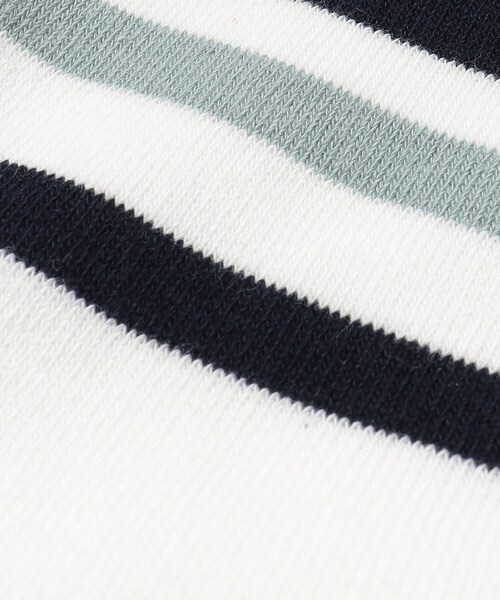 THE SHOP TK （ザ ショップ ティーケー ）の「◆マルチボーダーソックス（ソックス/靴下・メンズ・ブラック系1/ブルー系6・00）」の5枚目の写真