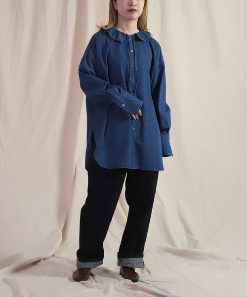 Brocante（ブロカント）の「[Brocante / ブロカント] 5ozデニム コル  