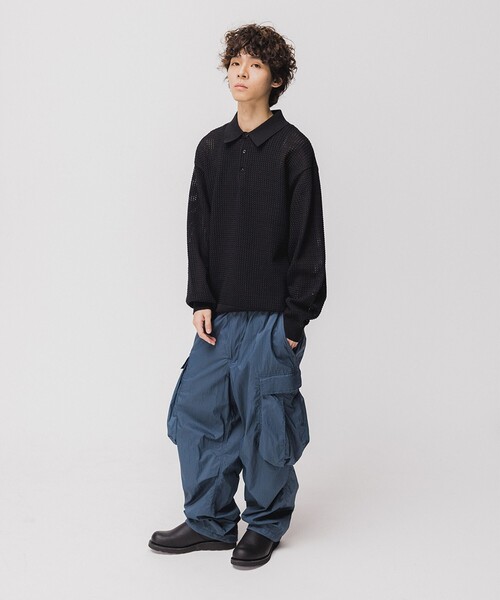 BEAMS（ビームス）の「BEAMS / 9ゲージ メッシュ ポロシャツ（ポロシャツ・メンズ・ナチュラル/ブラック・XL/M/L/S）」の9枚目の写真