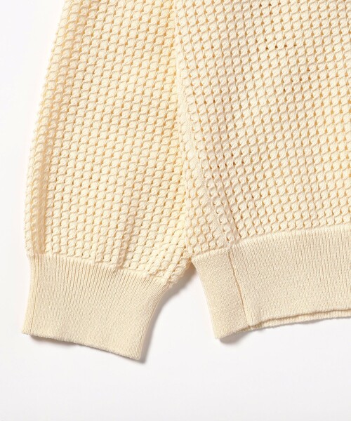 BEAMS（ビームス）の「BEAMS / 9ゲージ メッシュ ポロシャツ（ポロシャツ・メンズ・ナチュラル/ブラック・XL/M/L/S）」の17枚目の写真