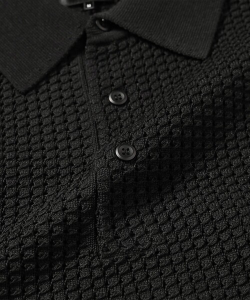 BEAMS（ビームス）の「BEAMS / 9ゲージ メッシュ ポロシャツ（ポロシャツ・メンズ・ナチュラル/ブラック・XL/M/L/S）」の22枚目の写真