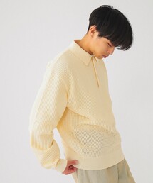 BEAMS / 9ゲージ メッシュ ポロシャツ