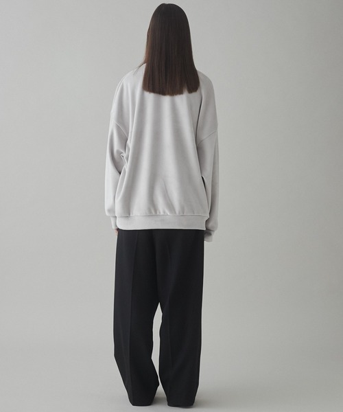 LUCY（ルーシー）の「LUCY/マイクロシャギーワンポイント刺繍プルオーバー（スウェット・メンズ・ダークグレー/ライトグレー/ブルー・MEDIUM/LARGE）」の19枚目の写真