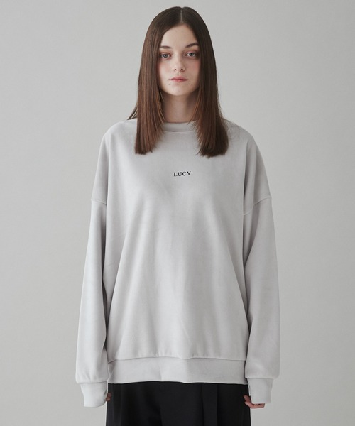 LUCY（ルーシー）の「LUCY/マイクロシャギーワンポイント刺繍プルオーバー（スウェット・メンズ・ダークグレー/ライトグレー/ブルー・MEDIUM/LARGE）」の14枚目の写真