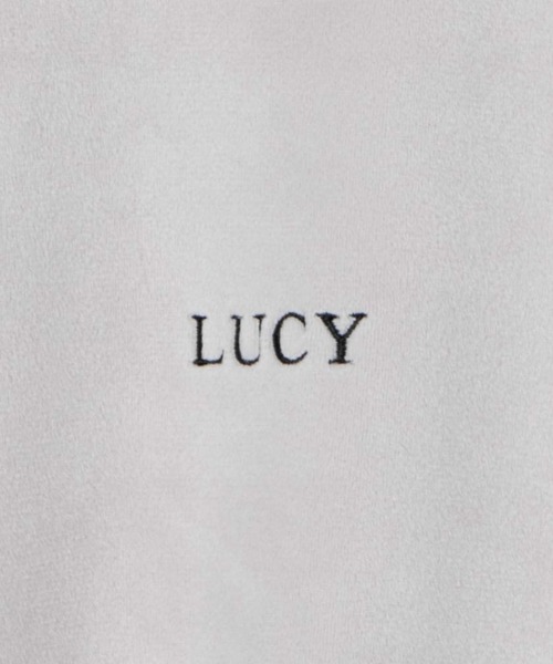 LUCY（ルーシー）の「LUCY/マイクロシャギーワンポイント刺繍プルオーバー（スウェット・メンズ・ダークグレー/ライトグレー/ブルー・MEDIUM/LARGE）」の6枚目の写真