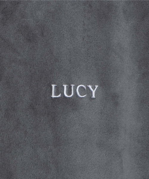 LUCY（ルーシー）の「LUCY/マイクロシャギーワンポイント刺繍プルオーバー（スウェット・メンズ・ダークグレー/ライトグレー/ブルー・MEDIUM/LARGE）」の13枚目の写真