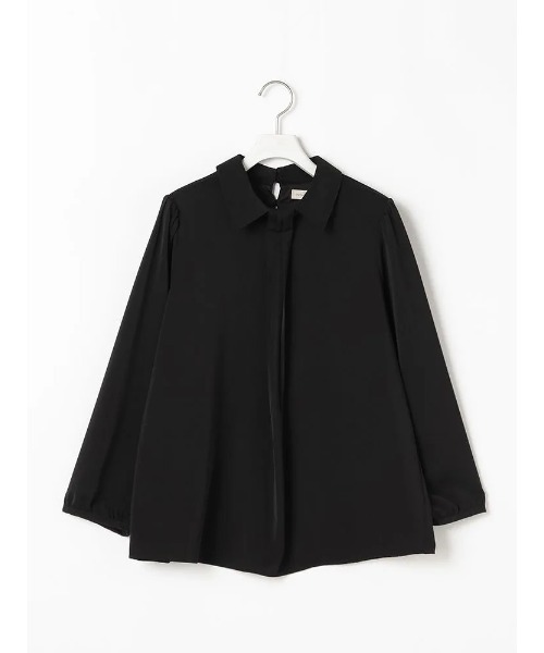 Perfect Suit FActory（パーフェクトスーツファクトリー）の「衿付きブラウス　オフホワイト/ブラック/ワイン（シャツ/ブラウス・レディース・オフホワイト/ブラック・M/L/S）」の2枚目の写真