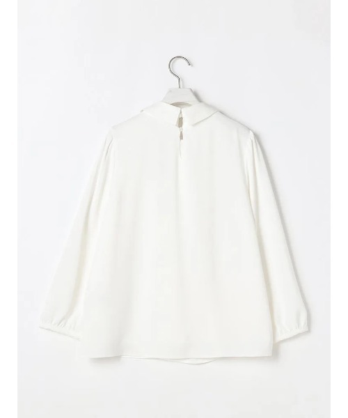 Perfect Suit FActory（パーフェクトスーツファクトリー）の「衿付きブラウス　オフホワイト/ブラック/ワイン（シャツ/ブラウス・レディース・オフホワイト/ブラック・M/L/S）」の3枚目の写真