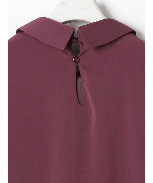 Perfect Suit FActory（パーフェクトスーツファクトリー）の「衿付きブラウス　オフホワイト/ブラック/ワイン（シャツ/ブラウス・レディース・オフホワイト/ブラック・M/L/S）」の17枚目の写真