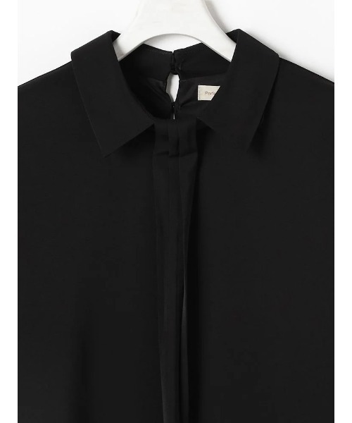 Perfect Suit FActory（パーフェクトスーツファクトリー）の「衿付きブラウス　オフホワイト/ブラック/ワイン（シャツ/ブラウス・レディース・オフホワイト/ブラック・M/L/S）」の9枚目の写真