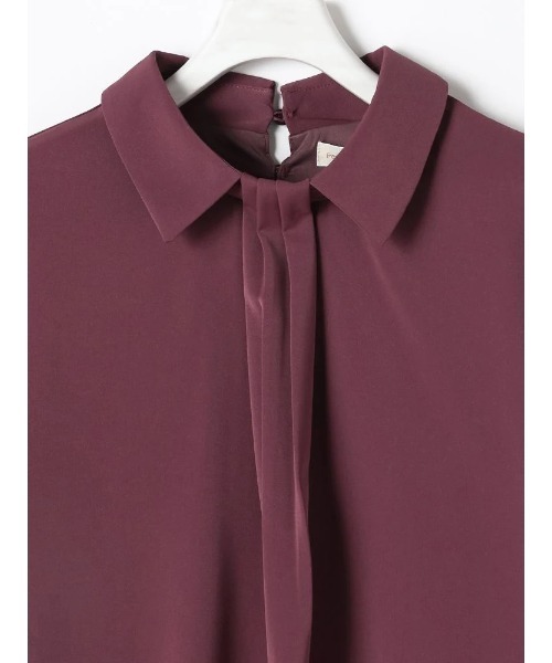 Perfect Suit FActory（パーフェクトスーツファクトリー）の「衿付きブラウス　オフホワイト/ブラック/ワイン（シャツ/ブラウス・レディース・オフホワイト/ブラック・M/L/S）」の14枚目の写真