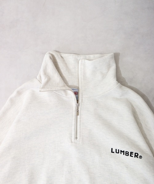 LUMBER(ランバー)の「LUMBER ジップアップスウェット(スウェット・メンズ・オートミール/レッド系その他・LL/L/M)」の16枚目の写真