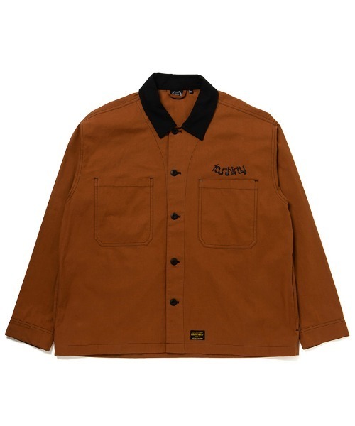 430(フォーサーティ)の「mj9717-UTILITY SNGL JACKET W-EMB ジャケット(その他アウター・メンズ・ブラック/ブラウン系その他/カーキ/オフホワイト・0/1/3/2)」の3枚目の写真