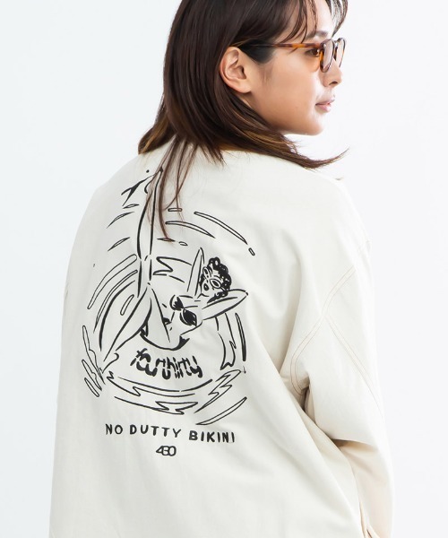 430(フォーサーティ)の「mj9717-UTILITY SNGL JACKET W-EMB ジャケット(その他アウター・メンズ・ブラック/ブラウン系その他/カーキ/オフホワイト・0/1/3/2)」の2枚目の写真
