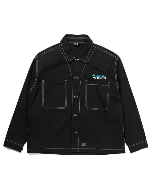 430(フォーサーティ)の「mj9717-UTILITY SNGL JACKET W-EMB ジャケット(その他アウター・メンズ・ブラック/ブラウン系その他/カーキ/オフホワイト・0/1/3/2)」の6枚目の写真