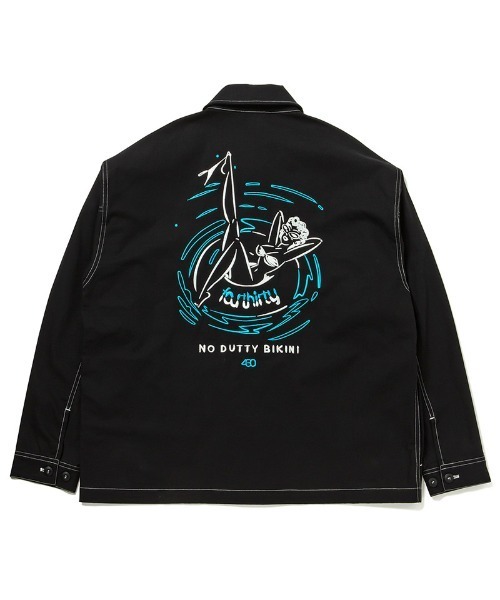 430(フォーサーティ)の「mj9717-UTILITY SNGL JACKET W-EMB ジャケット(その他アウター・メンズ・ブラック/ブラウン系その他/カーキ/オフホワイト・0/1/3/2)」の7枚目の写真