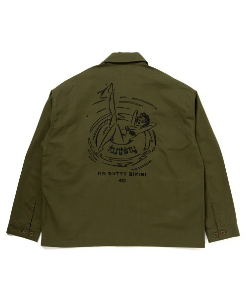 430(フォーサーティ)の「mj9717-UTILITY SNGL JACKET W-EMB ジャケット(その他アウター・メンズ・ブラック/ブラウン系その他/カーキ/オフホワイト・0/1/3/2)」の9枚目の写真