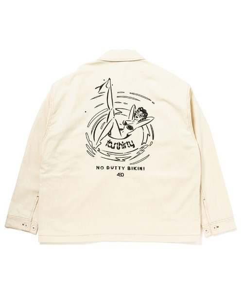 430(フォーサーティ)の「mj9717-UTILITY SNGL JACKET W-EMB ジャケット(その他アウター・メンズ・ブラック/ブラウン系その他/カーキ/オフホワイト・0/1/3/2)」の11枚目の写真