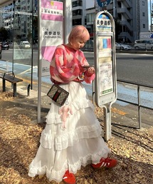 【Alley】ハートアーガイルニット