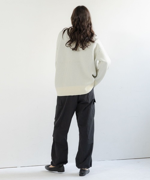 LAKOLE（ラコレ）の「シャカシャカカーゴパンツ / 995389（カーゴパンツ・レディース・ブラック/オフホワイト/オリーブ・SMALL/MEDIUM）」の10枚目の写真