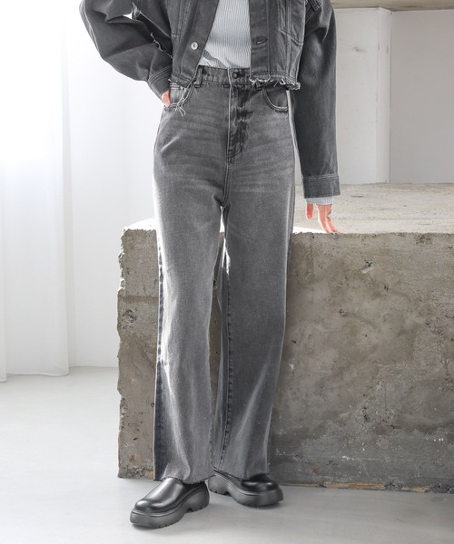 LEPSIM（レプシィム）の「ストレートデニムパンツ　992049（デニムパンツ・レディース・ブラック系その他/ライトブルー/インディゴブルー/ブルー系その他・LARGE/SMALL/MEDIUM）」の20枚目の写真