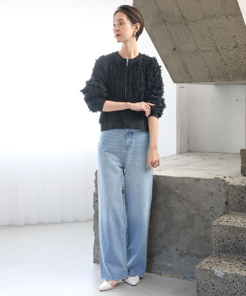 LEPSIM（レプシィム）の「ストレートデニムパンツ　992049（デニムパンツ・レディース・ブラック系その他/ライトブルー/インディゴブルー/ブルー系その他・LARGE/SMALL/MEDIUM）」の5枚目の写真