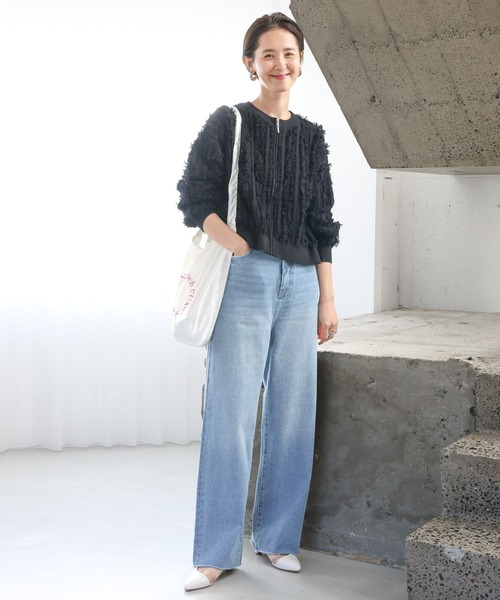 LEPSIM（レプシィム）の「ストレートデニムパンツ　992049（デニムパンツ・レディース・ブラック系その他/ライトブルー/インディゴブルー/ブルー系その他・LARGE/SMALL/MEDIUM）」の6枚目の写真