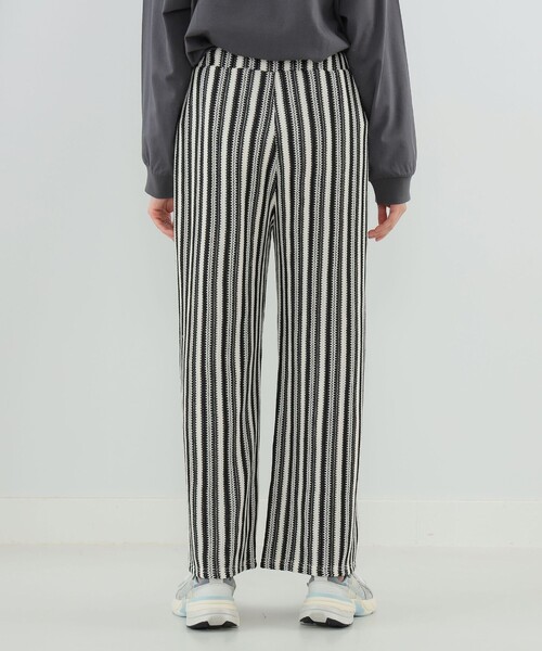 Ray BEAMS（レイビームス）の「Ray BEAMS / ストライプ ジャガード パンツ（その他パンツ・レディース・ブラック/ダークブラウン・ONE SIZE）」の15枚目の写真
