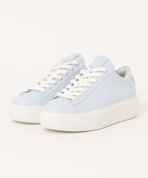 ECCO ライトブルー スニーカー エコー ECCO ウィメンズ 本革 アスレジャー スニーカー バイオム