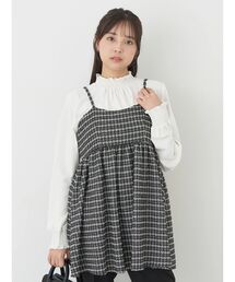 earth music&ecology | ツイードキャミチュニック(チュニック)